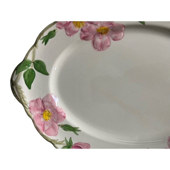 Franciscan Desert Rose Vintage Oval Platter 14.5" x 10" Made in USA - Picture 3 of 7